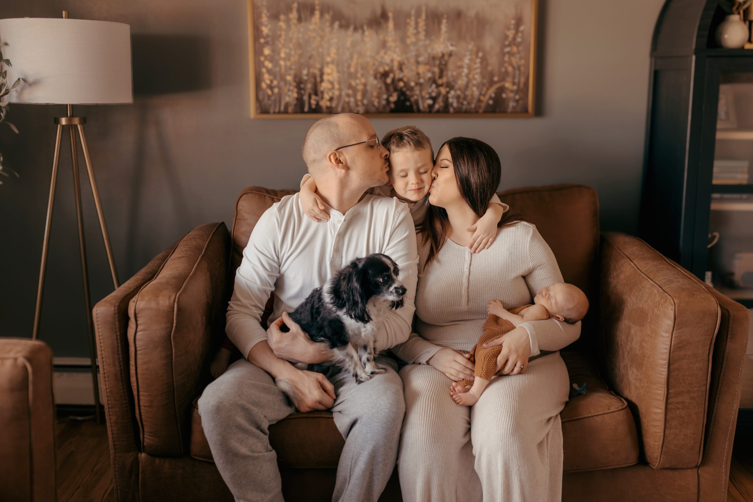 in home newborn session appleton wisconsin